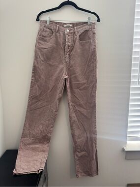 Pacsun Corduroy Dad Jean Dusty Pink High Rise